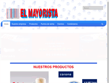 Tablet Screenshot of elmayorista.com